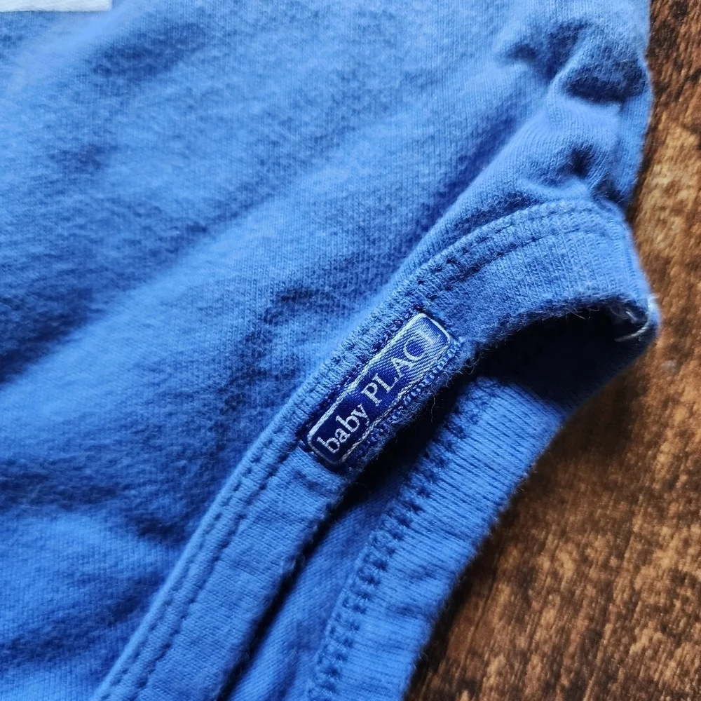 Blue Ombre robot onesie size 0-3mo